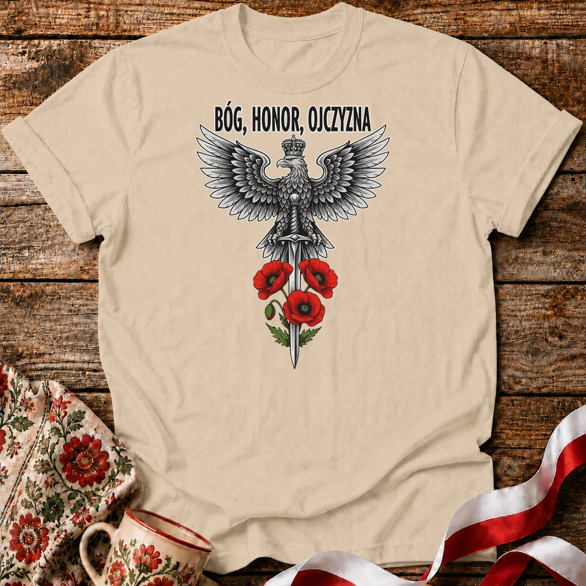 Polish Eagle Bóg Honor Ojczyzna Unisex T-Shirt