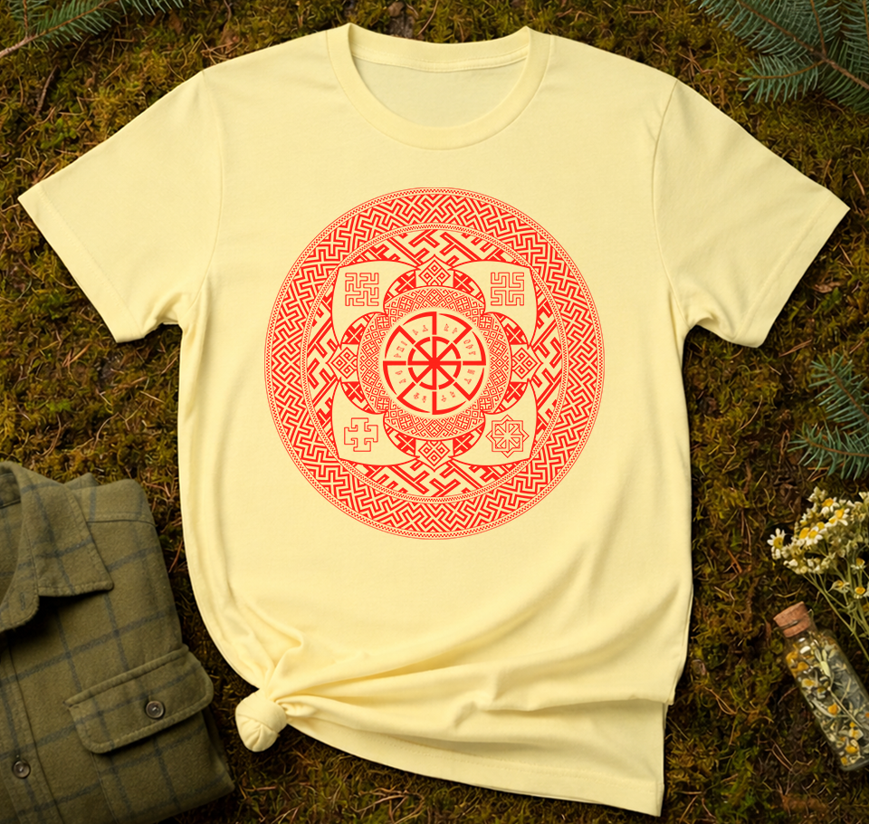 Ancient Slavic Rosette Unisex T-Shirt