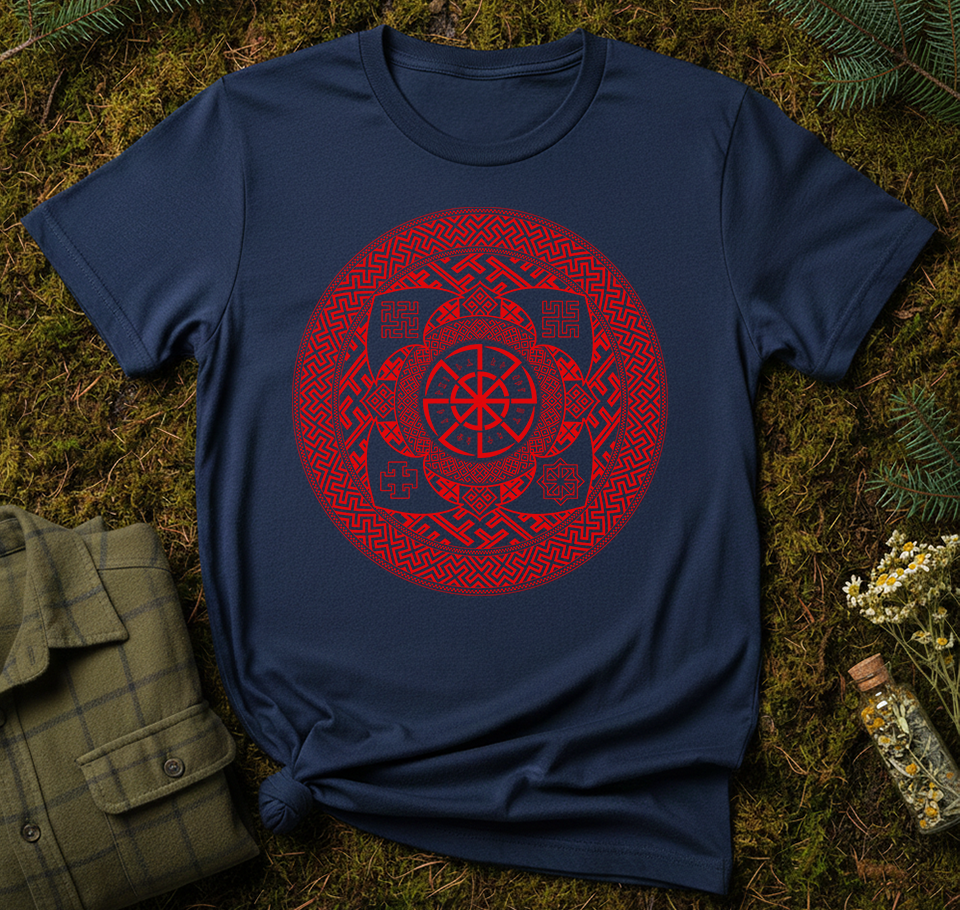 Ancient Slavic Rosette Unisex T-Shirt