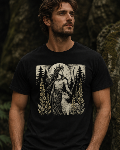 Dziewanna Forest Goddess Unisex T-Shirt