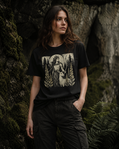 Dziewanna Forest Goddess Unisex T-Shirt