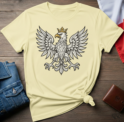 Crowned Eagle Minimal Unisex T-Shirt