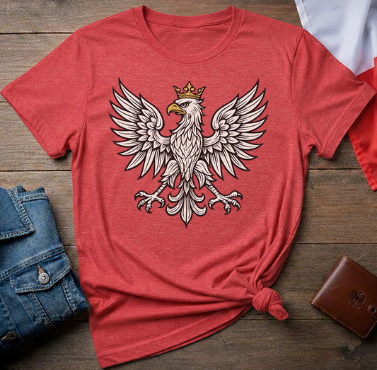 Crowned Eagle Minimal Unisex T-Shirt