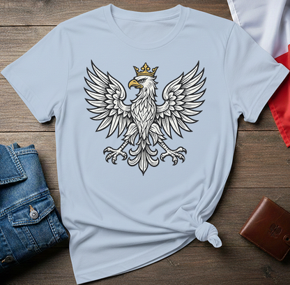 Crowned Eagle Minimal Unisex T-Shirt