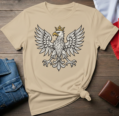 Crowned Eagle Minimal Unisex T-Shirt