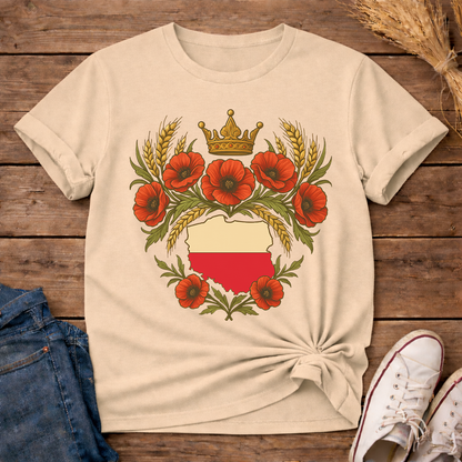 Crowned Polish Roots Unisex T-Shirt