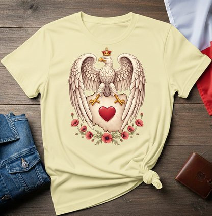 Polish Eagle With a Heart Unisex T-shirt