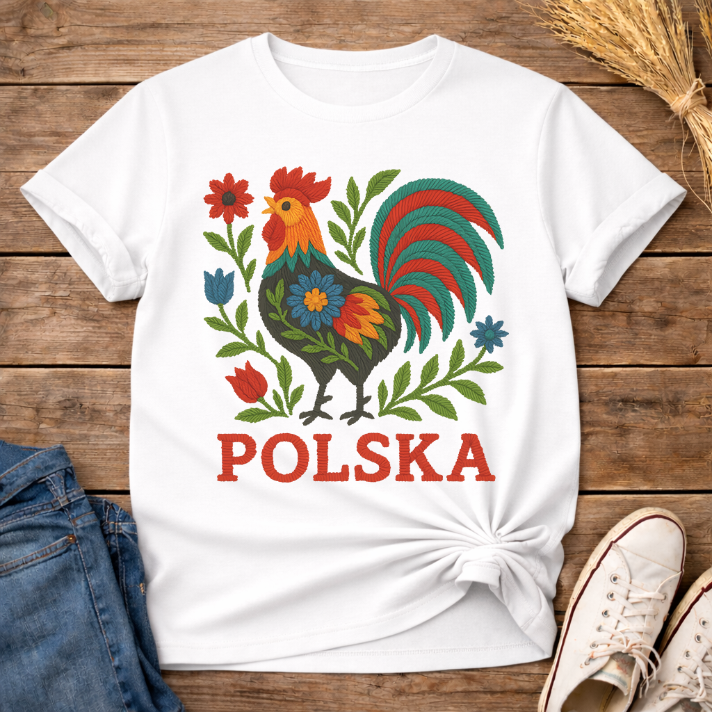 Slavic Folk Rooster Unisex T-Shirt