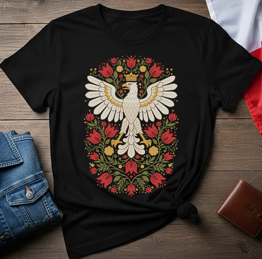 Crowned White Eagle Unisex T-Shirt