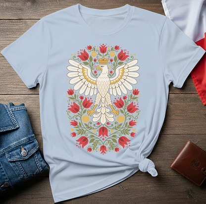 Crowned White Eagle Unisex T-Shirt