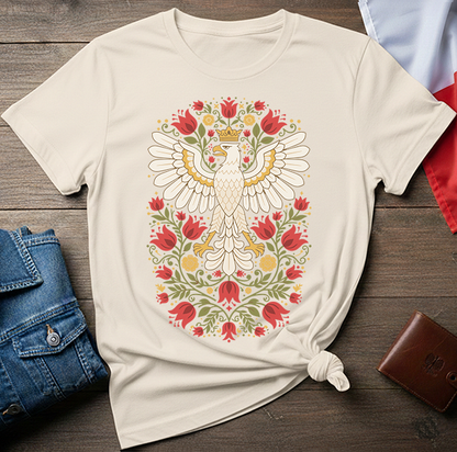 Crowned White Eagle Unisex T-Shirt