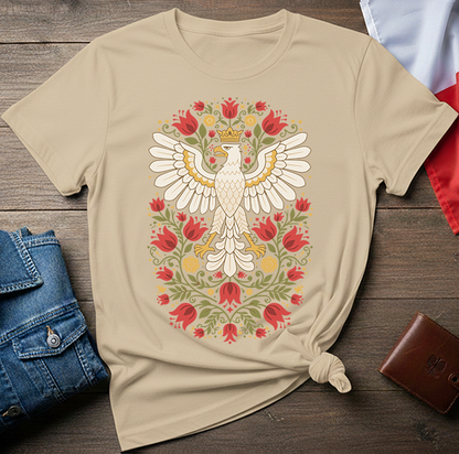 Crowned White Eagle Unisex T-Shirt