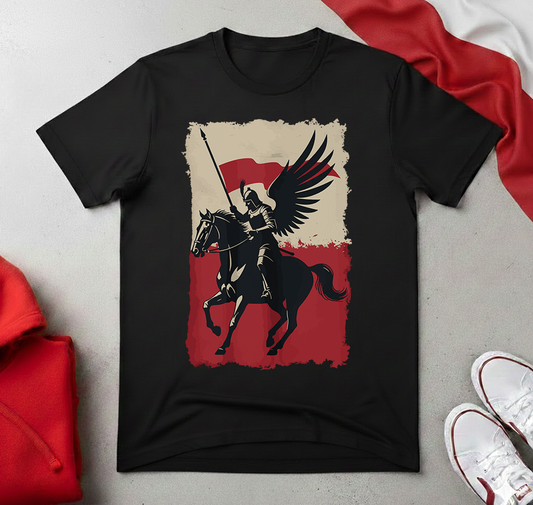 Hussar on the Flag Unisex T-Shirt