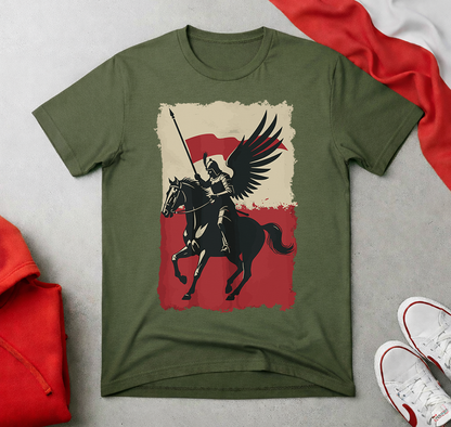 Hussar on the Flag Unisex T-Shirt