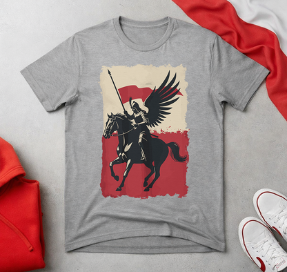 Hussar on the Flag Unisex T-Shirt