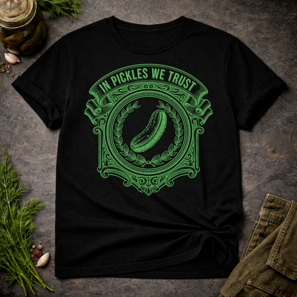 In Pickles We Trust Slavic Humor Unisex T-Shirt