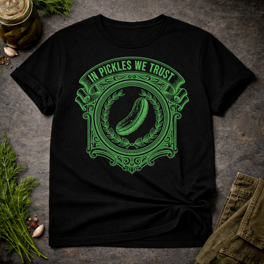 In Pickles We Trust Slavic Humor Unisex T-Shirt