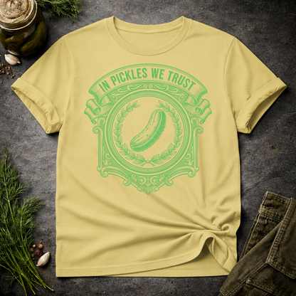 In Pickles We Trust Slavic Humor Unisex T-Shirt
