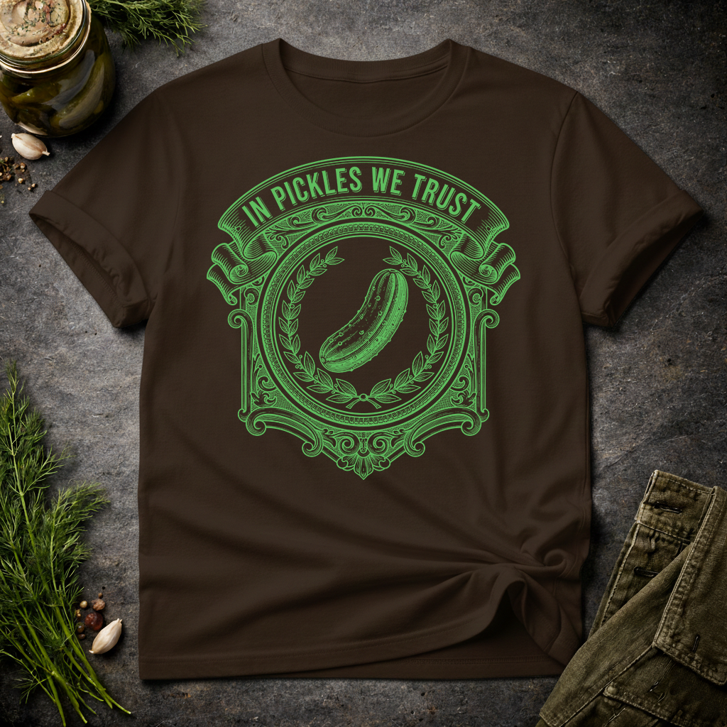 In Pickles We Trust Slavic Humor Unisex T-Shirt
