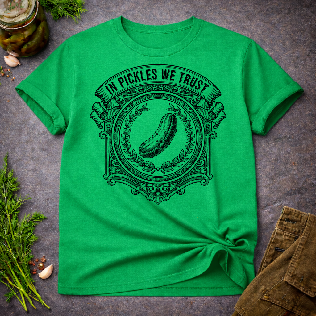 In Pickles We Trust Slavic Humor Unisex T-Shirt