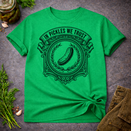 In Pickles We Trust Slavic Humor Unisex T-Shirt