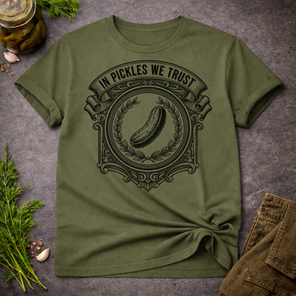 In Pickles We Trust Slavic Humor Unisex T-Shirt