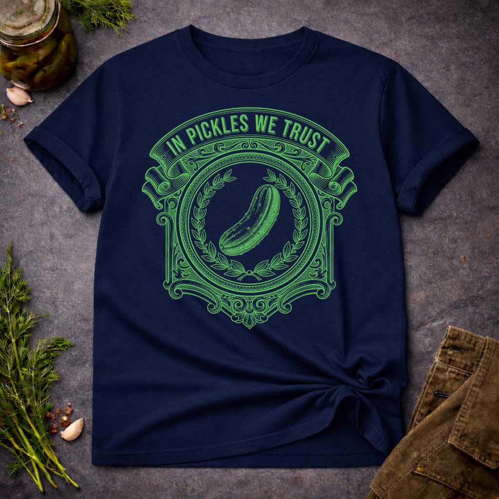 In Pickles We Trust Slavic Humor Unisex T-Shirt