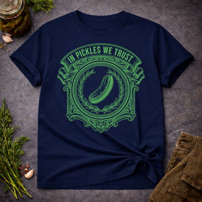 In Pickles We Trust Slavic Humor Unisex T-Shirt