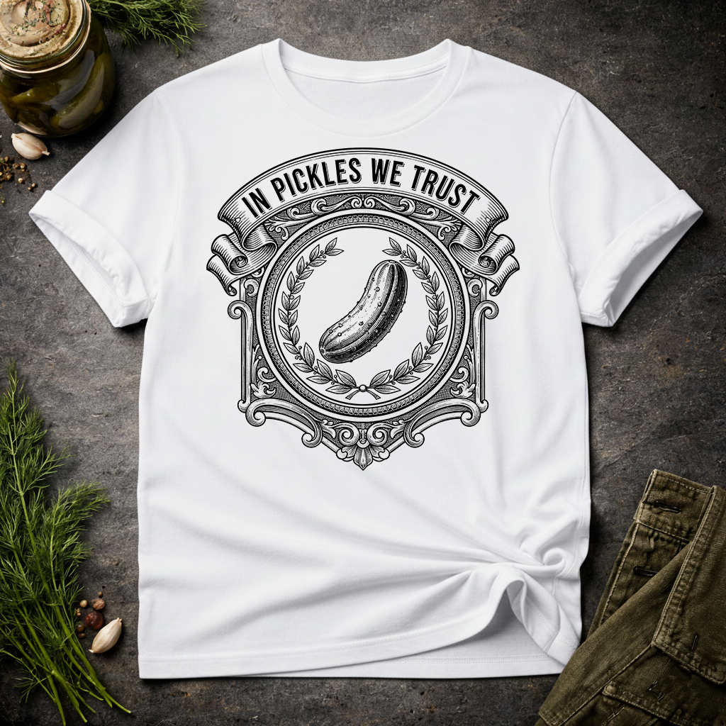 In Pickles We Trust Slavic Humor Unisex T-Shirt