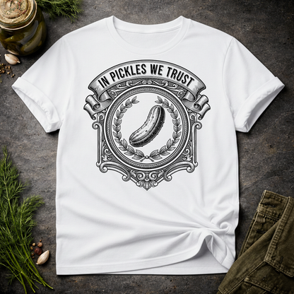 In Pickles We Trust Slavic Humor Unisex T-Shirt