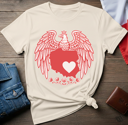 Poland at Heart Unisex T-Shirt