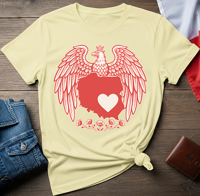 Poland at Heart Unisex T-Shirt