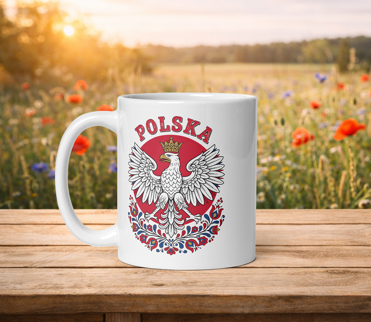 Polish Eagle Folk Mug