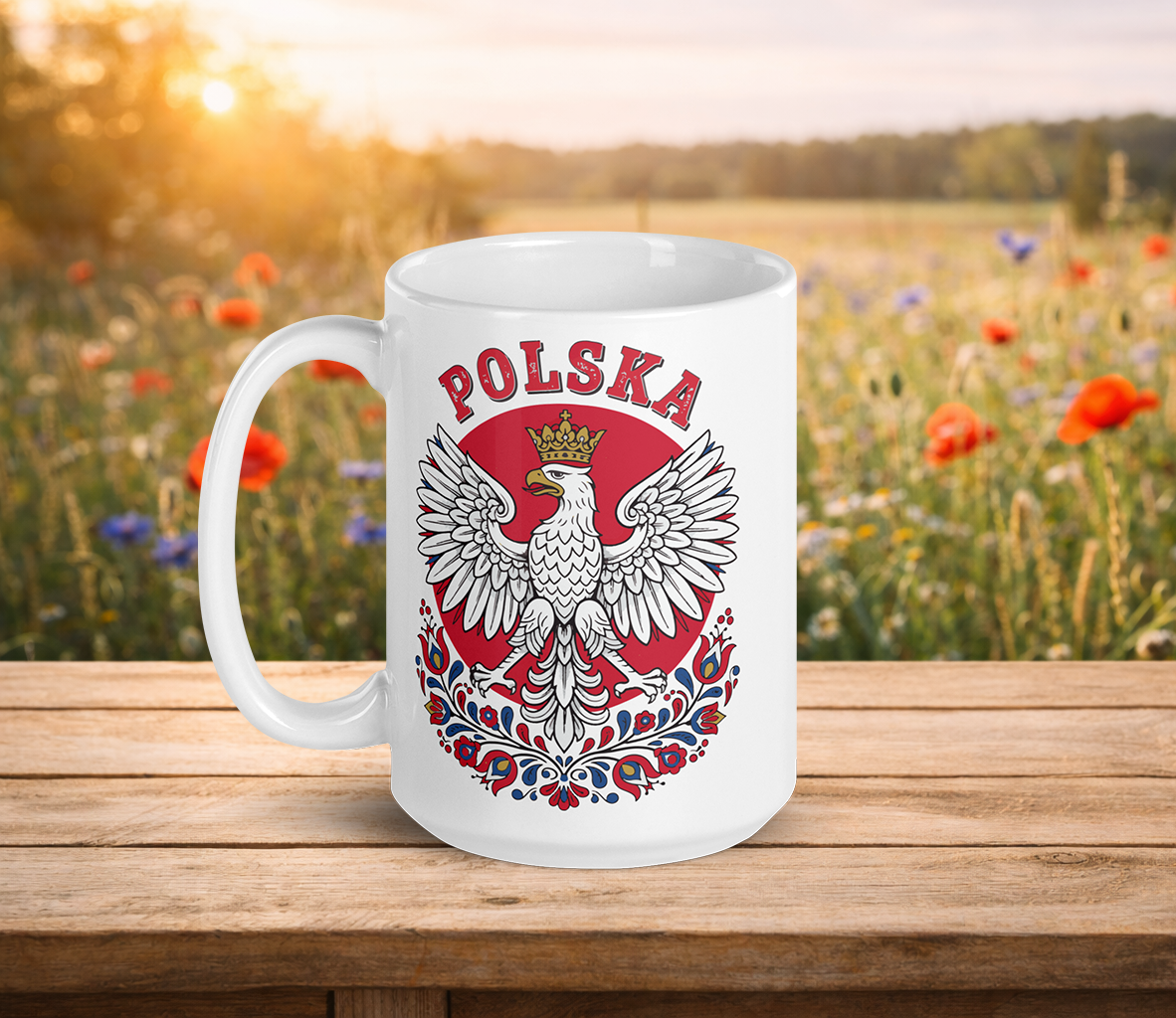 Polish Eagle Folk Mug