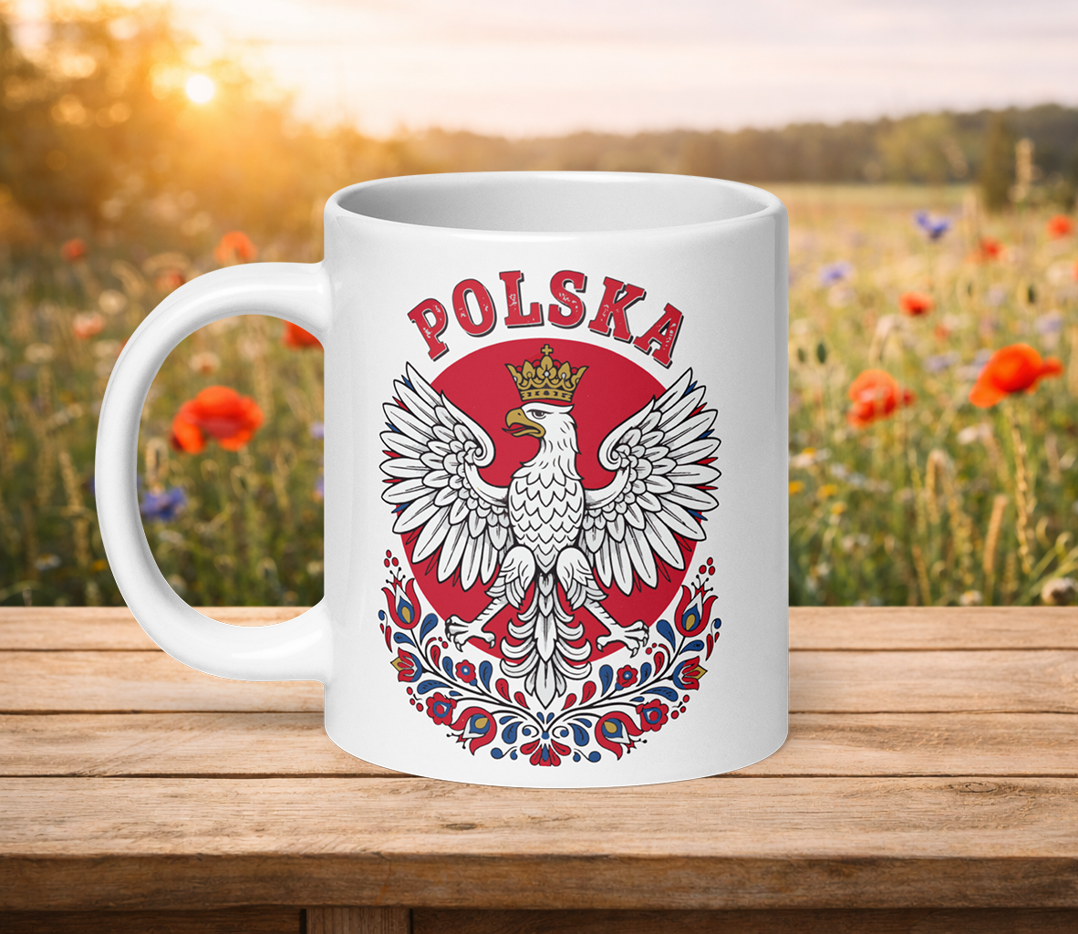 Polish Eagle Folk Mug