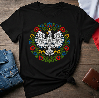Polish Eagle Folk Art Unisex T-Shirt