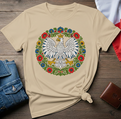 Polish Eagle Folk Art Unisex T-Shirt