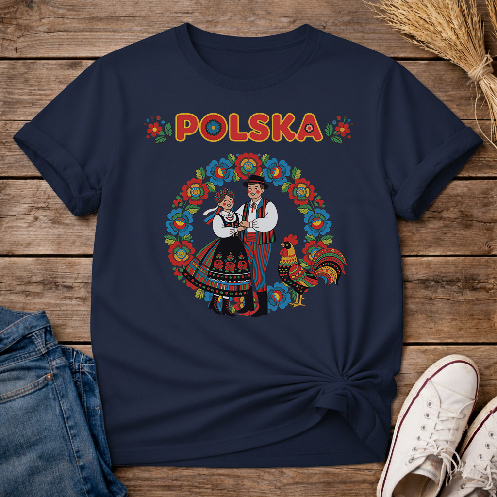 Polish Folk Joy Unisex T-Shirt