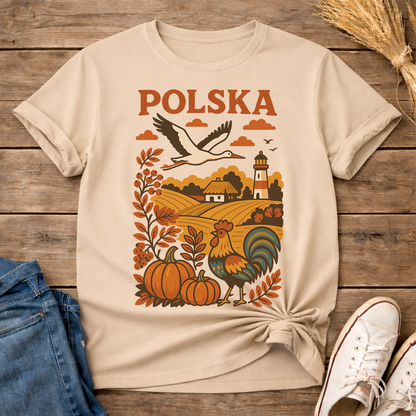 Polska Autumn Countryside Unisex T-Shirt