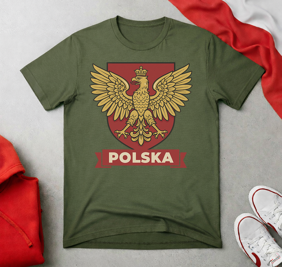 Polska Vintage Eagle Crest Unisex T-Shirt