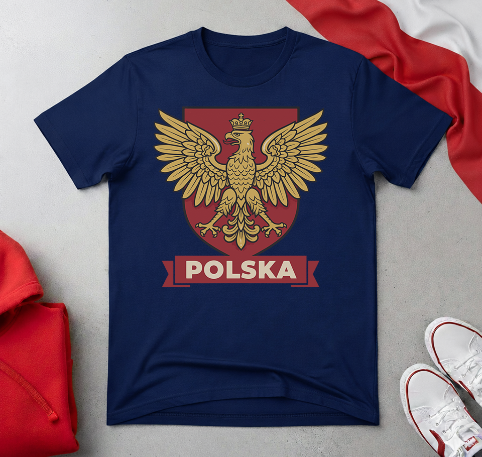 Polska Vintage Eagle Crest Unisex T-Shirt