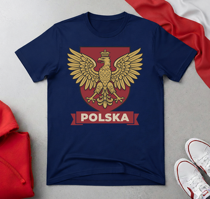 Polska Vintage Eagle Crest Unisex T-Shirt