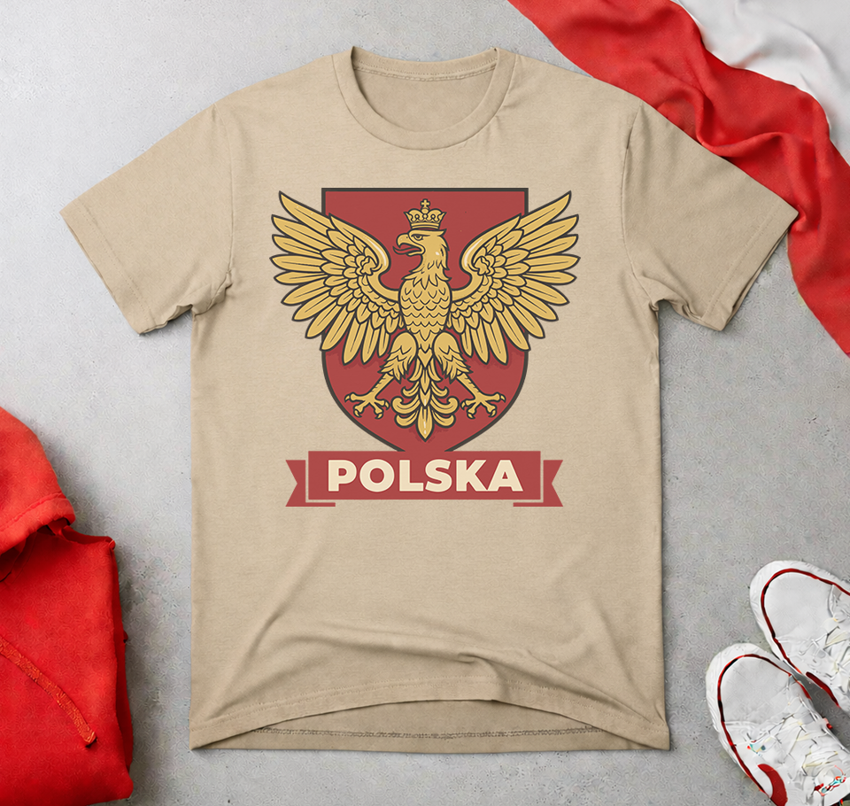 Polska Vintage Eagle Crest Unisex T-Shirt
