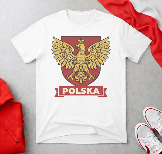 Polska Vintage Eagle Crest Unisex T-Shirt