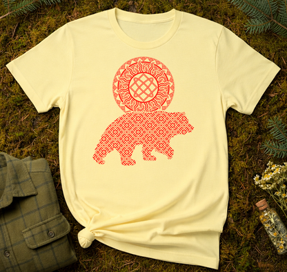 Slavic Bear Sun Unisex T-Shirt