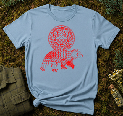 Slavic Bear Sun Unisex T-Shirt