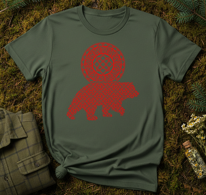 Slavic Bear Sun Unisex T-Shirt
