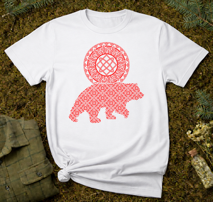 Slavic Bear Sun Unisex T-Shirt