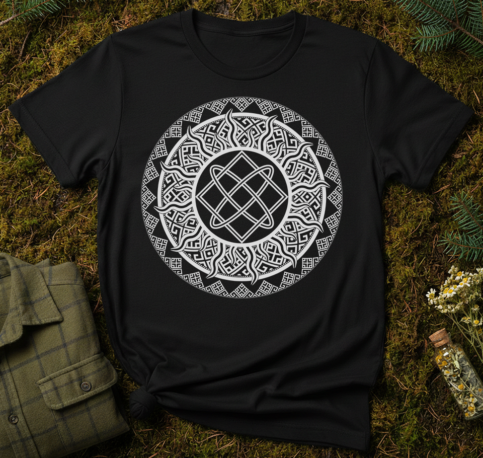 Slavic Falcon Sun Unisex T-Shirt