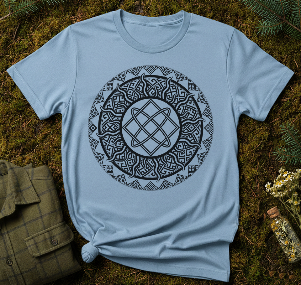 Slavic Falcon Sun Unisex T-Shirt